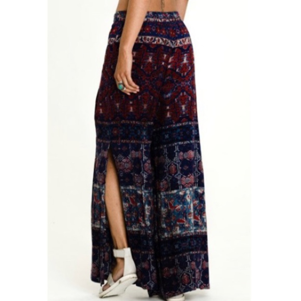 new ❦ Raga ❦ Dream Side Slit Beach Pants ❦ Indigo - Picture 9 of 12